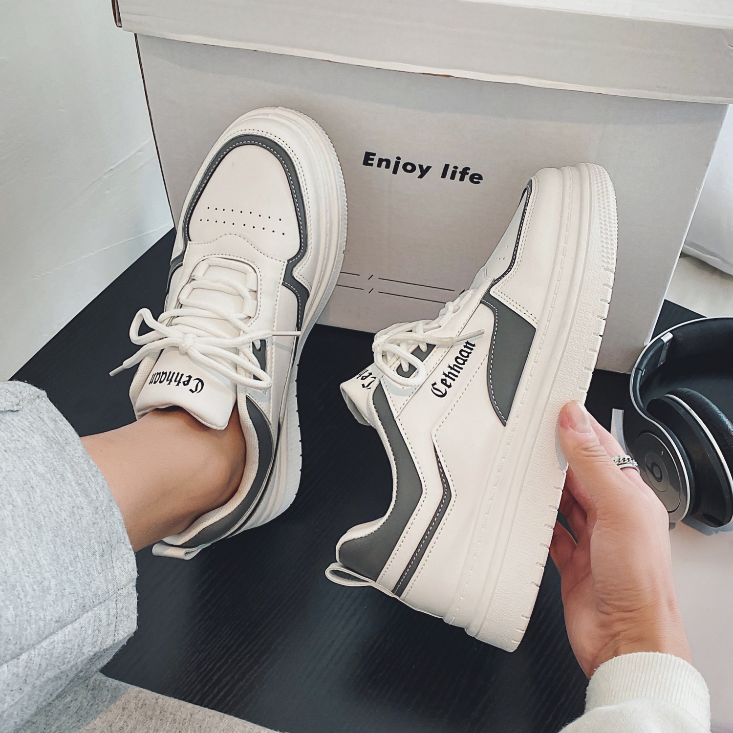 White